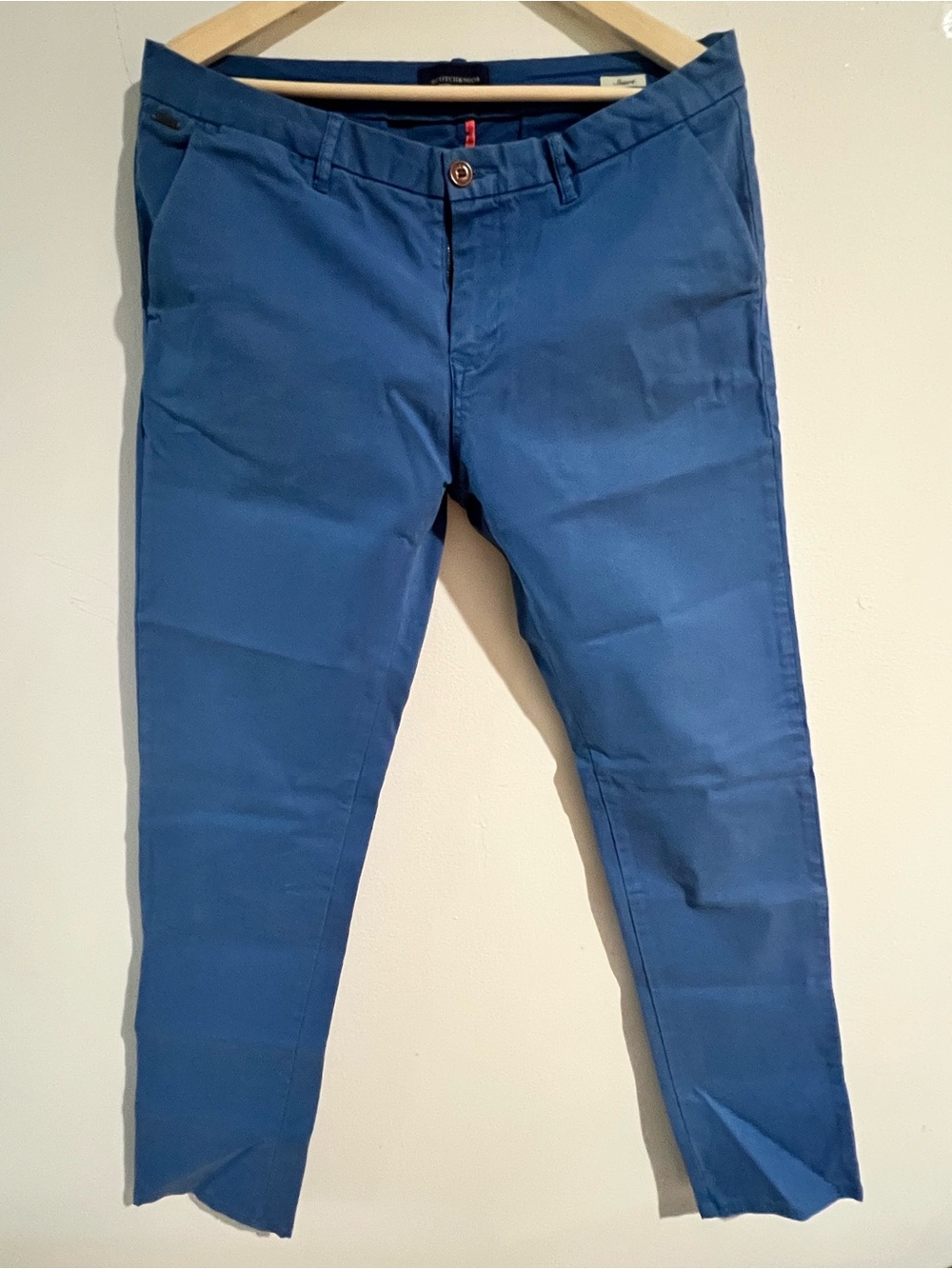 Scotch & Soda Deep Blue Slim Chinos